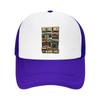 Retro Boombox Mix Tape Revival Mesh Baseball Cap Casual Hat Outdoor  For Womens Unisex FeUnisex