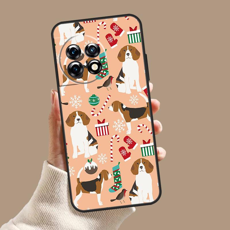 Beagle Dog Cute Cartoon Case For OnePlus 12R 10R 9R 10T 8T 8 9 10 Pro 11 12 OnePlus Nord CE 2 3 Lite N10 N20 Cover