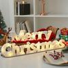 Merry Christmas Letter Decorative Lamp 3d Christmas Letter Light Christmas Party Atmosphere Decorative Lights Letter Lights
