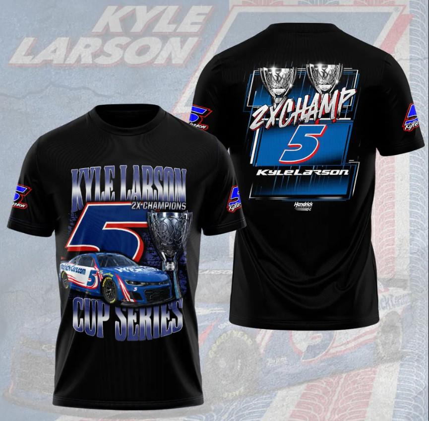 Kyle Larson 2026 3D T-Shirt Fullsize Xs-5Xl L