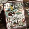 3D 3D Landscape Sticker 4 Themes Miniature Scene Collage  Decompress