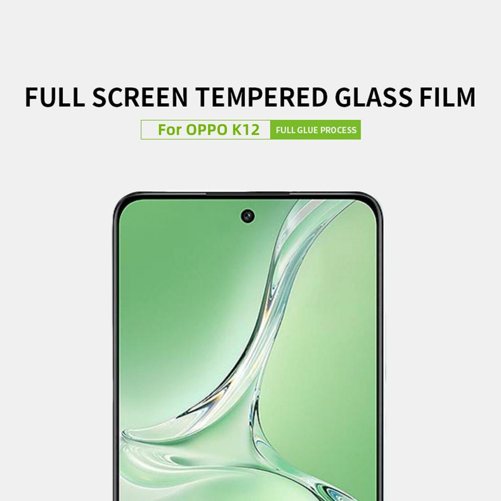 PINWUYO JK Series-2 for Oppo K12 Screen Fim 9H Scratch-Resistant High Aluminium-Silicon Glass Screen Protector