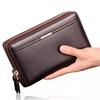 Multi Slot Men'S Handbag Mens Wallet Long Purse Leather Double Zipper Large Capacity Business Handbag Card Case Gift For Men