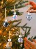 22mm Electroplating Colorful Glass Ball Pendant Crystal  DIY Christmas Decoration Christmas Tree Pendant