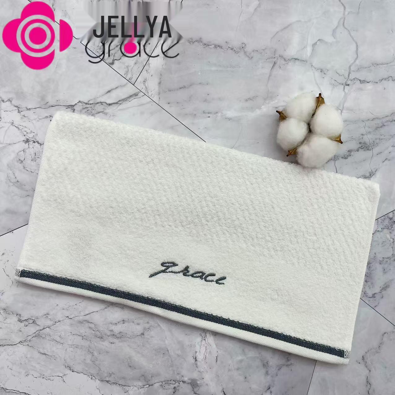 Jieliya Soft Lint-Free Cotton Face Towel for Men & Women, Absorbent Washcloth A7253 68*34 cm