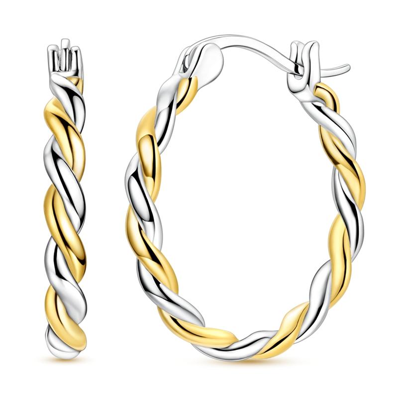 Boucle d'oreille en Argent 925 Série Dorée Boucle d'oreille Anneau Pour Femme Serpent Cœur Étoile Original Boucles d'oreilles Bijoux Mode