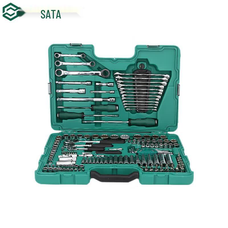 SATA 09510 150-Piece Socket Wrench Set 150-Piece, 1/4, 3/8, 1/2-inch Drive