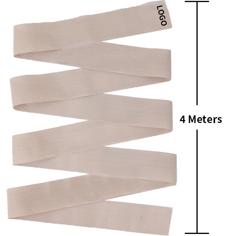 Custom Logo Flat Tummy Wrap Band 4 Meter Elastic Band Bandage Invisible Slimming Waist Trainer Body Wrap Shaper for Women