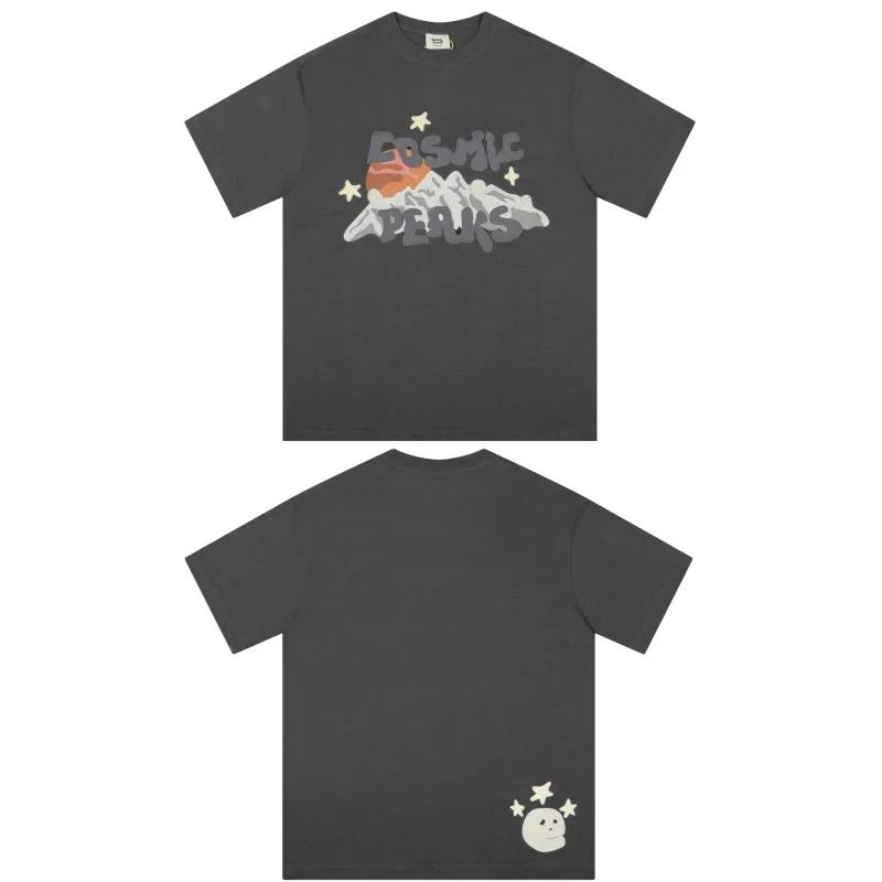 2025 Personalized Trendy Youth Fashion 100% Cotton Printed T-shirt Four Seasons Trendy Brand Male and Female Hot Products