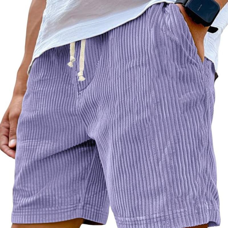 Herren Retro Modische Schnür-Freizeitshorts Mit Sorgfältig Entworfenen Taschen, Leichter Stretchstoff