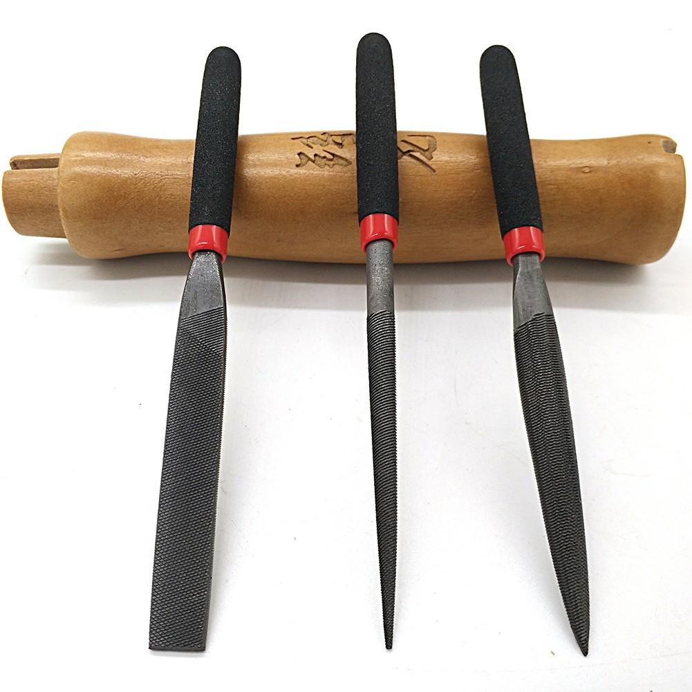 Mini Steel Files Mini Needle File For Stone Glass Metal Carving Craft Flat File