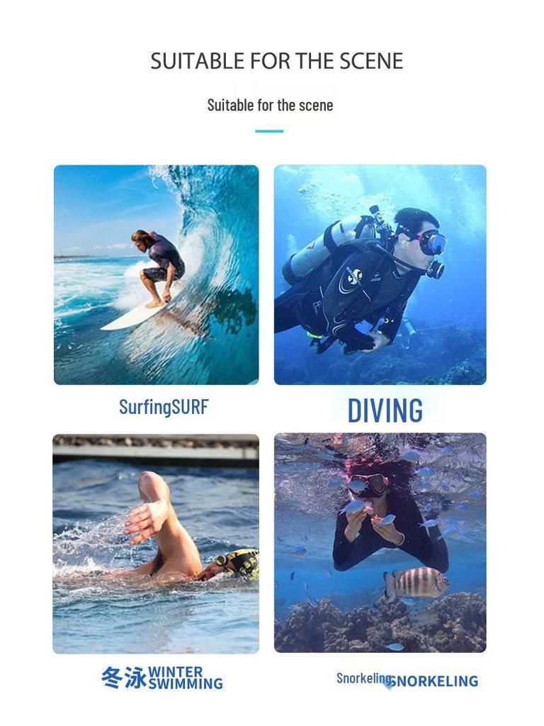 Spot 2MM Quick-Dry Swim Cap: Soft, Warm Nylon Hood for Swimming, Surfing, and Diving with Sunscreen Protection