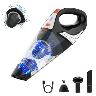 Handheld Vacuum Cordless Car Vacuum Cleaner Rechargeable Lightweight Hand Held Small Portable Vac with USB-C Cable for Home, Car