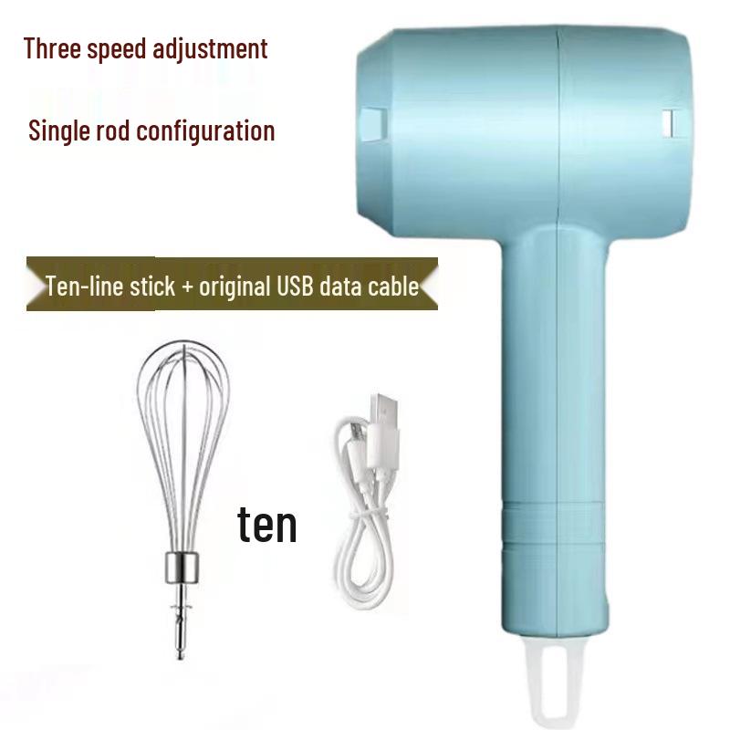 Handheld Wireless Electric Egg Beater & Frother for Baking