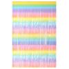 Macaron Vibrant Gradient Rain Curtain Decoration For Babys Milestone Photo Prop