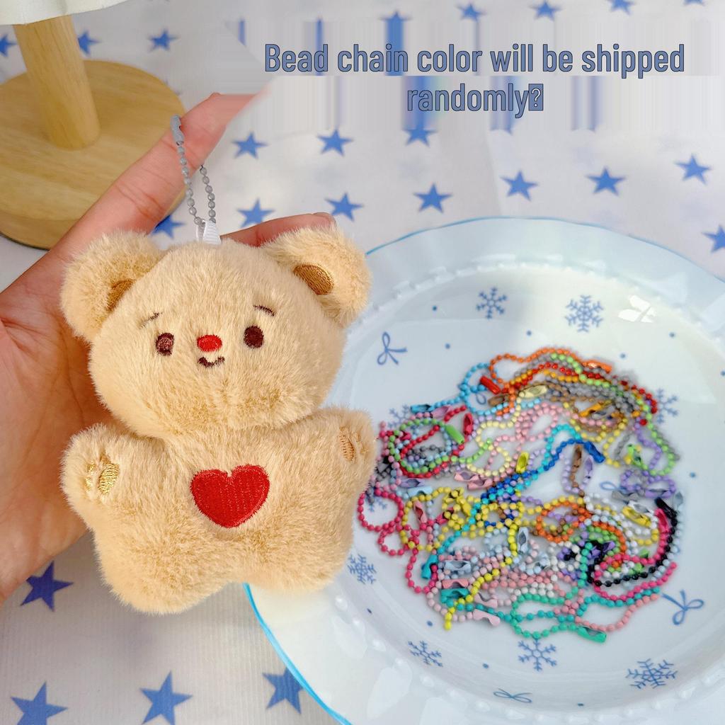 Heart Plush Doll Pendant - Cute Cartoon Gift for Best Friends & Students