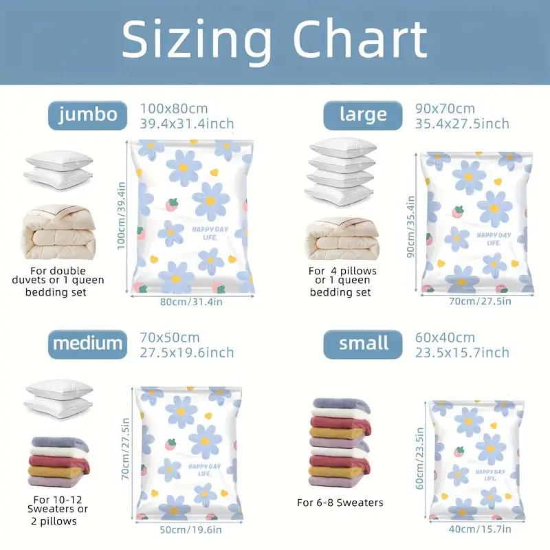 1PCS Vacuum Compression Bag Set Multifunctional Storage Bag Macaron Color with Home Quilt Storage Bag