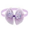 50/100pcs Summer Party Pet Dog Bowties Pet Bulk Angel Wing Lace Sequin Decor Dog Collar for Medium Small Dog Cats Pet Supplies