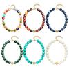 Chunky Beaded Choker Colorful Resin Beads Necklace Boho Beaded Holiday Necklace for Women Summer Vacation Beach Jewelry