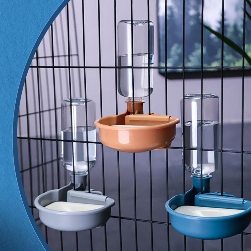 Automatic Dog Feeder for Cat Hanging for Cage Large Capacity Pet Water Fountain for Cats Small Dogs