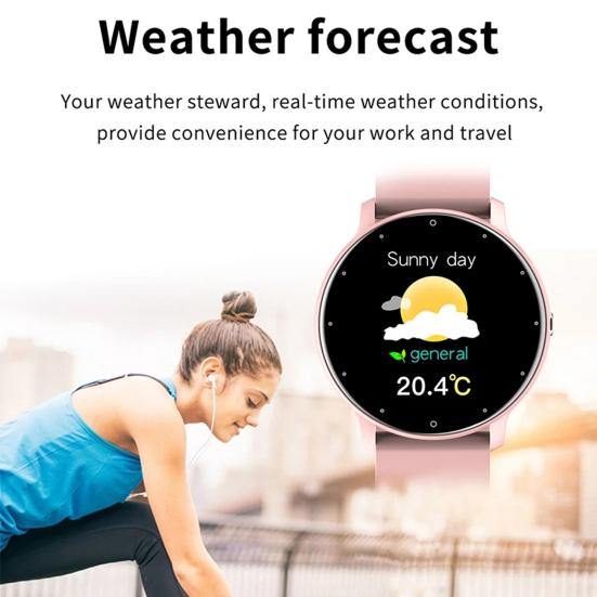 ZL02 Bluetooth-compatible Watch Waterproof Multifunctional Durable Heart Rate Blood Pressure Fitness Tracker Watch for Sports