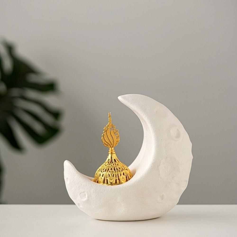 Ceramic Eastern Incense Holder Middle Eastern Style Arabic Incense Burner  Table Centerpiece