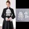 Unisex Vintage Lace Ruff Collar Scarf - Artistic Clown Inspired Accessories