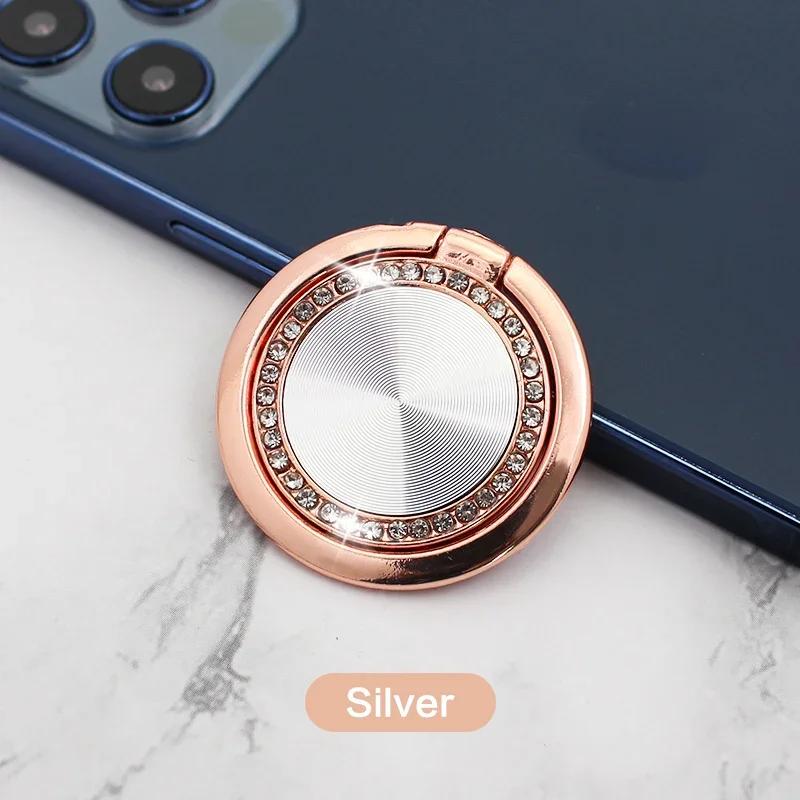 Finger Ring Mobile Phone Holder Stand 360 Degree Foldable Magnet Metal Hand Band Bracket Portable Phone Accessories