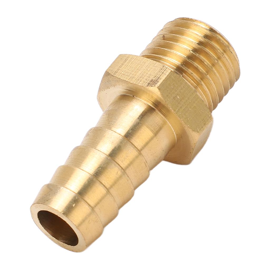 Mässing Taggkoppling Rak Slanganslutning Nippel för Luft Bränsleledning Gasrör 7/16in M14x1.5