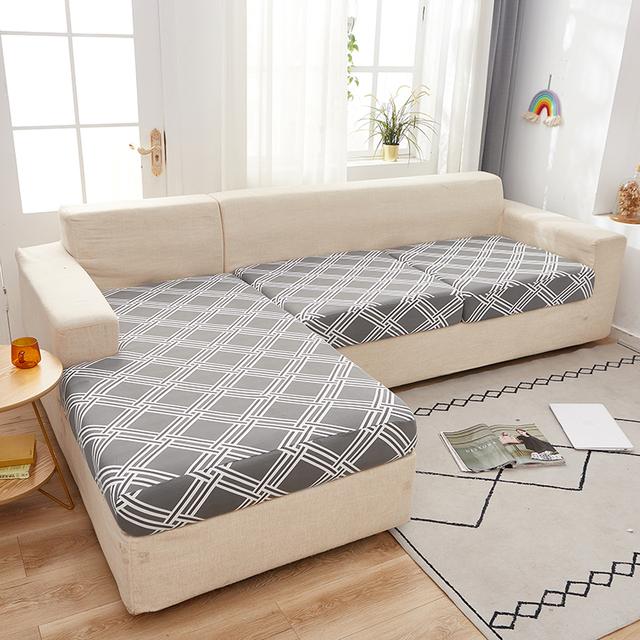 Elasticity Sofa Covers For Living Room Printed Sofa Seat Cover L -Shaped Couch Cushion Chair Cover Slipcover Funiture Protector