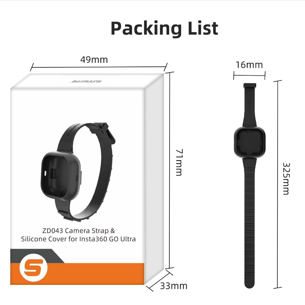 Silicone Wristband Multifunctional Camera Expansion Mount for Insta360 Go Ultra Camera Accessories