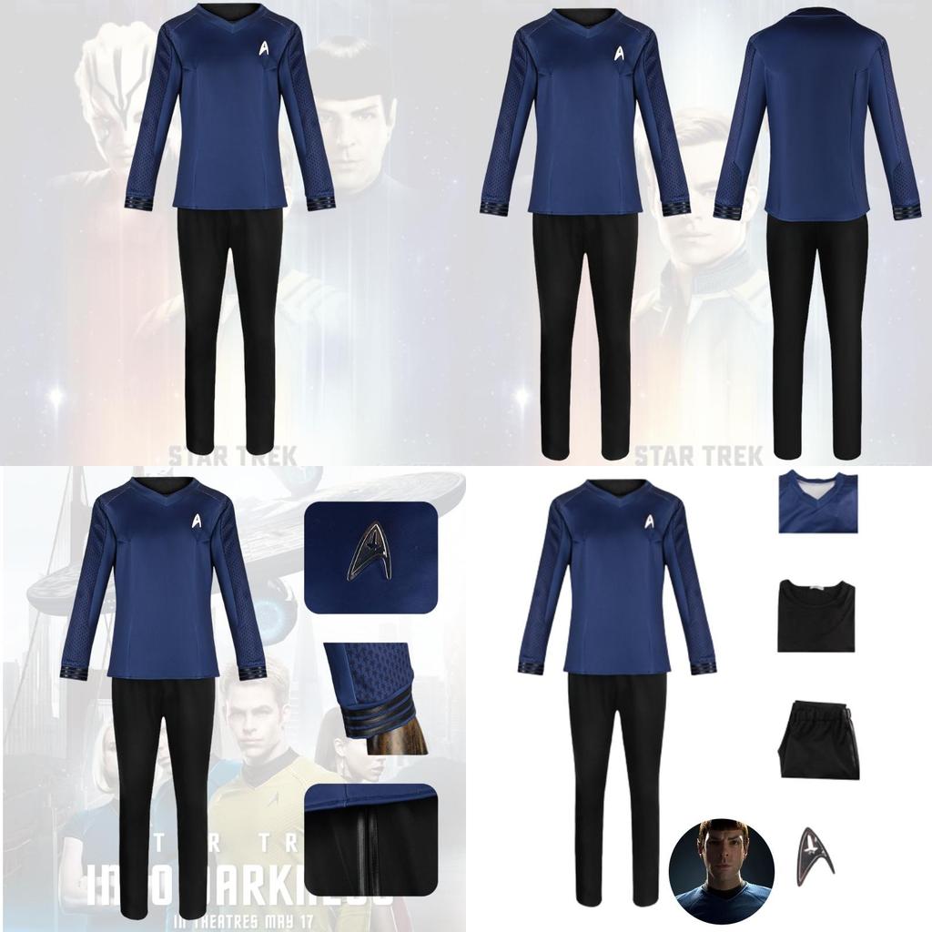 Star Trek Strange New Worlds Spock Pike Captain Cosplay Kostüm
