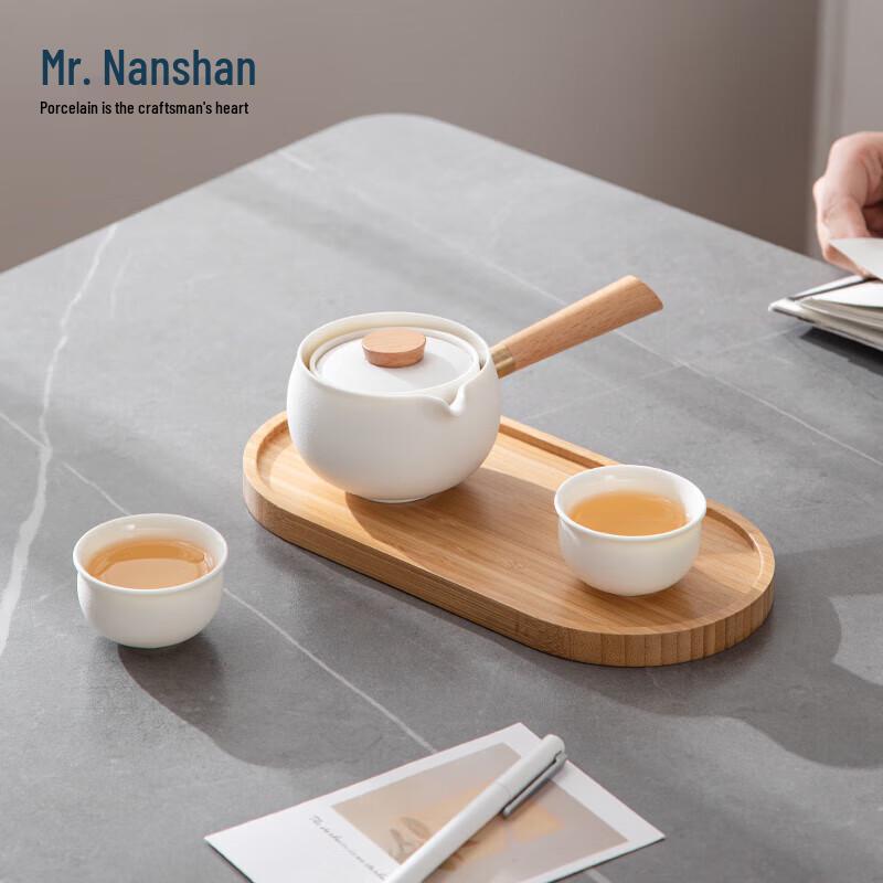 Nanshan Mr. Ceramic Side Handle Kung Fu Teapot