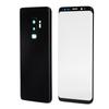 Phone Rear Back Glass Cover Front Screen Glass Lens Replacement Set for Samsung S9+ G965(Black )