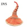Handmade Gift for Craft Lovers Crochet Twisted Witch Hat DIY Kit, Fall Halloween Patterns Kit Adults, Autumn Party Decor Decoration