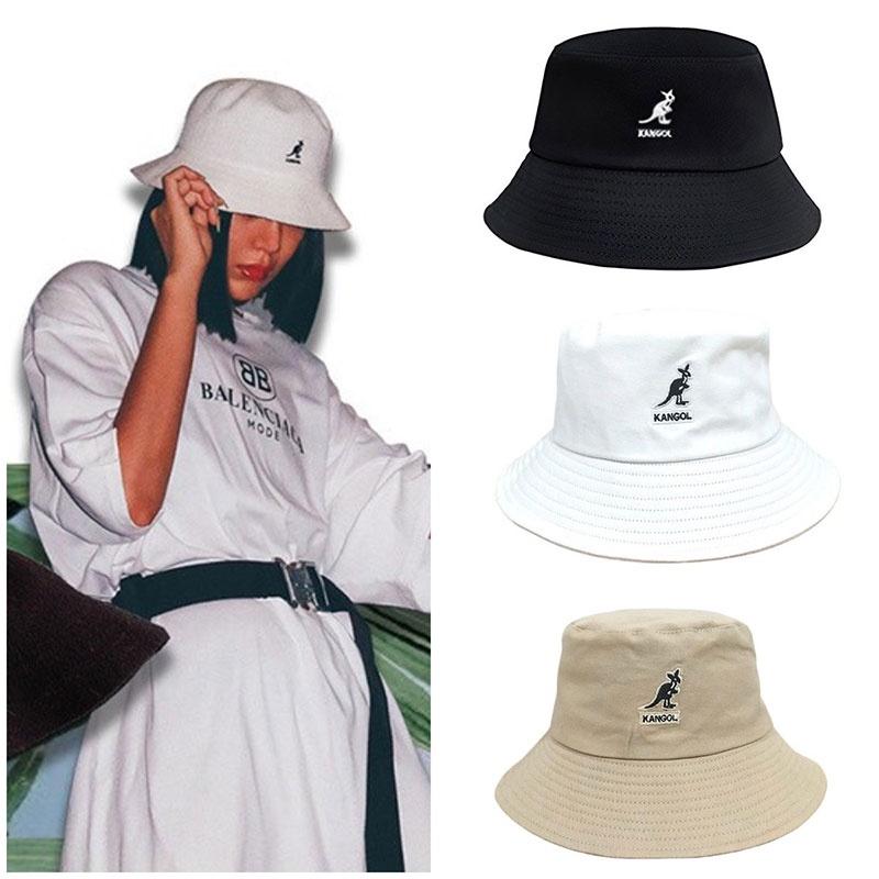 Klassischer Kangol Bermuda Gewaschener Fischerhut Herren Damen Baumwolle Flaches Oberteil Modische Kopfbedeckung