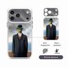 Rene Magritte Art Repeatedly Pasted For iPhone 17 Pro ProMax Back Sticker Cover