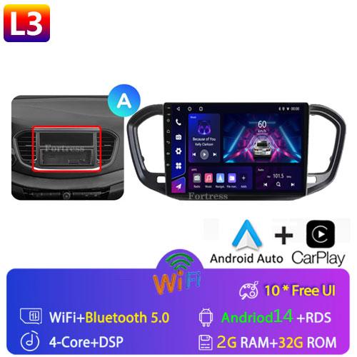 Fortress  For LADA Vesta NG 2025 Car Radio Multimedia Video Player Navigation stereo GPS Android 13 No 2din 2 din dvd