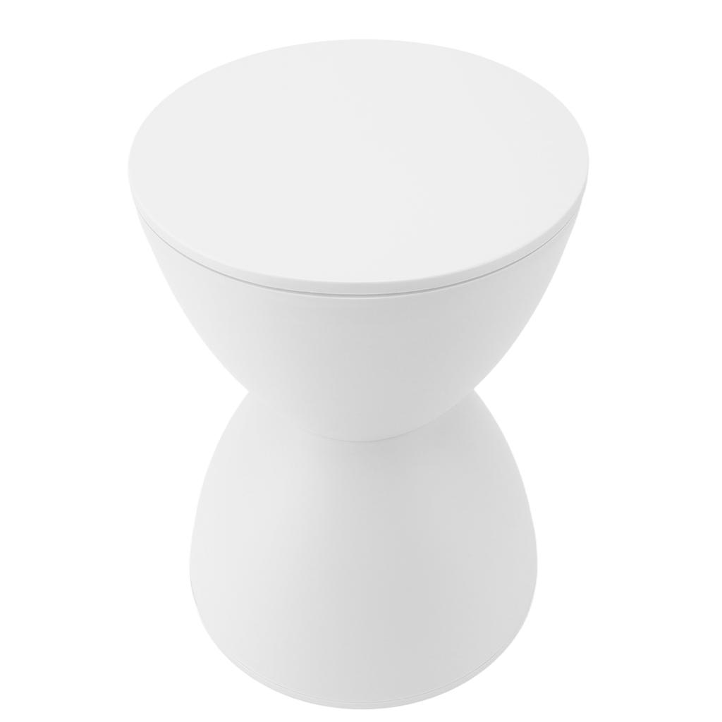 Hourglass Shaped Stool Plastic Modern Simple Nordic Style Household Round Stool for Bathroom Fitting Room