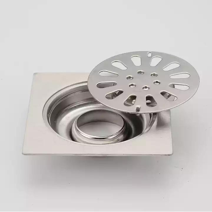 3MM Stainless Steel 304 Floor Drain Kitchen Floor Drain Shower Floor Sink Toilet Anti Odor Drain Trap Bathroom Accessories