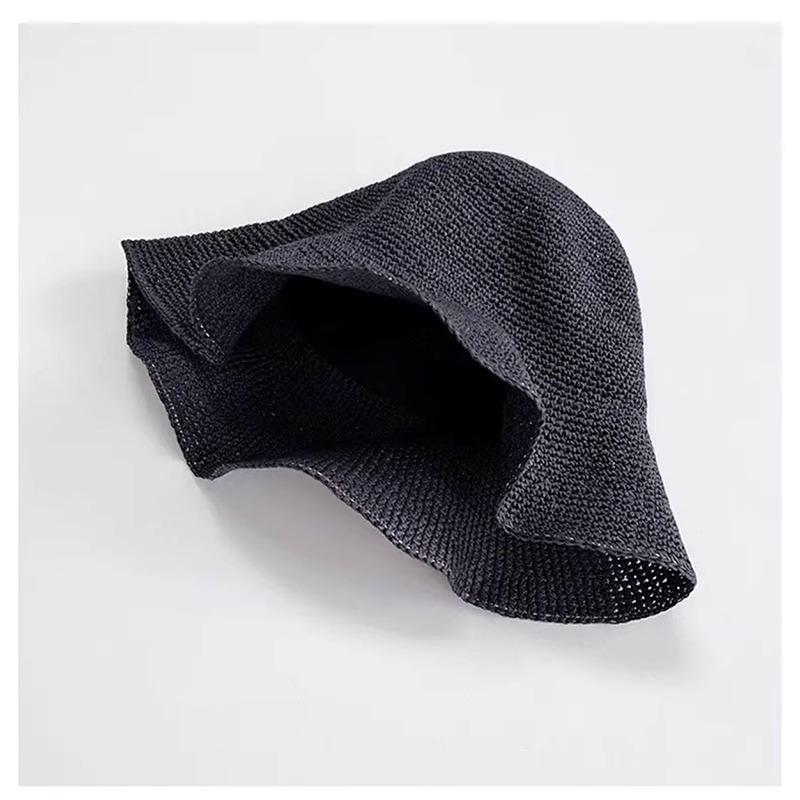 Summer Fine Straw Shading Versatile Face Small Eaves Sunscreen Hat Women