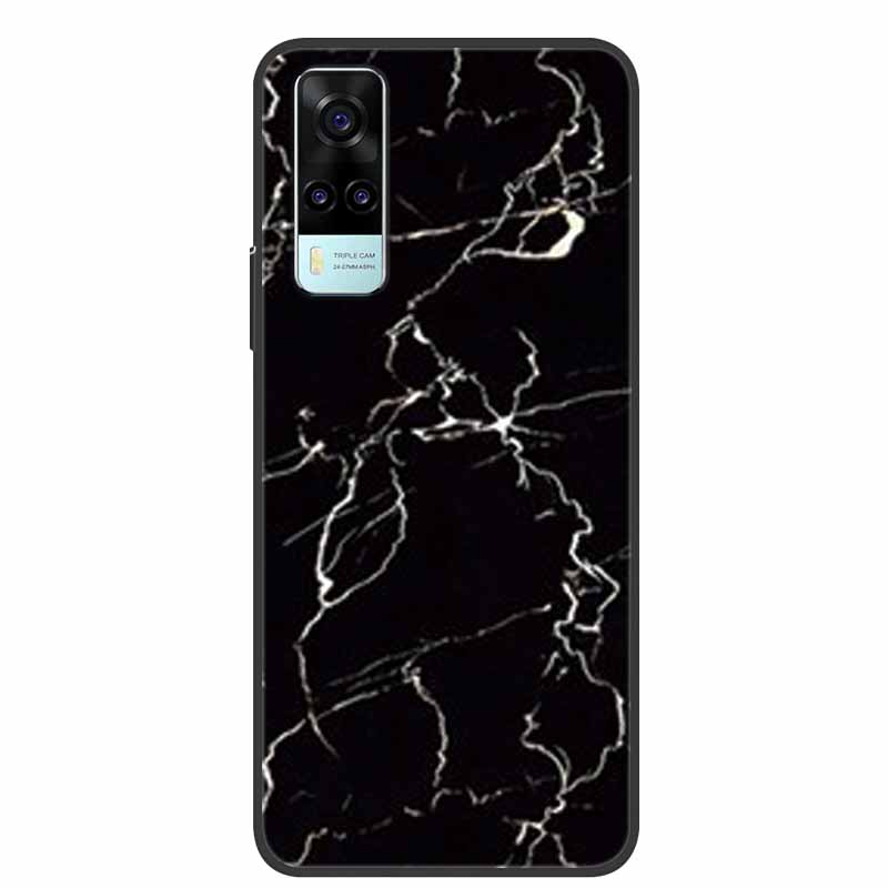 For vivo Y31 2021 Case Shockproof Soft silicone TPU Back Cover For Vivo Y53S 4G Y31 2021 Y 31 Case V2036 Phone Case Cute Cartoon