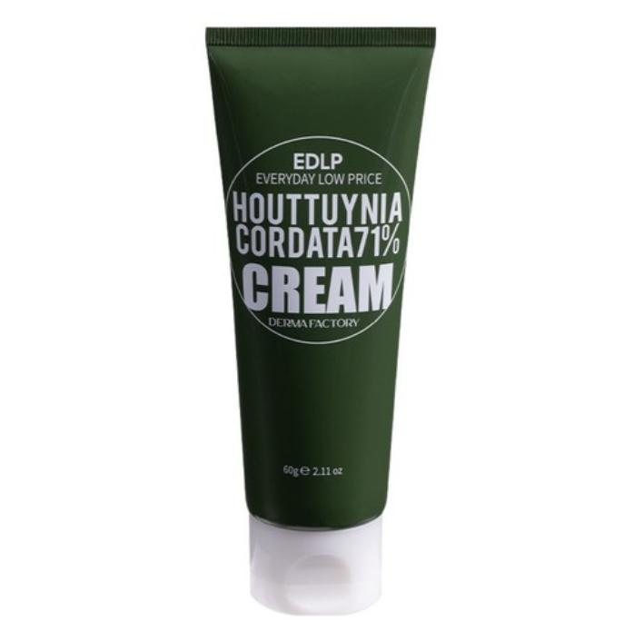 The Derma Factory Houttuynia Cordata 71% Cream 60g – Calming & Hydrating for Sensitive Skin