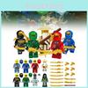 Mini Ninjago Figure Toy Building Block Set Kids Early Educational Durable Gift