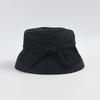 Herren Damen Schicker Häkel-Eimerhut Schleife Stroh-Fedoras Toyo Pork Pie Sonnenhut Sommer-Strandhut Hochzeit Kirchenhut UPF50 Faltbar