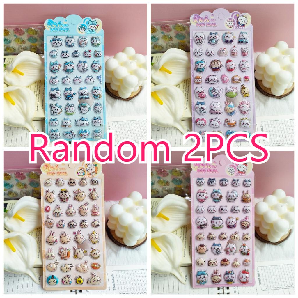 Süße Cartoon Anime 3D Sticker - Heißer Relief Hohl-Aufkleber, Wasserdicht für Kinder Laptop-Dekoration & Anime-Fans Kawaii Geschenke