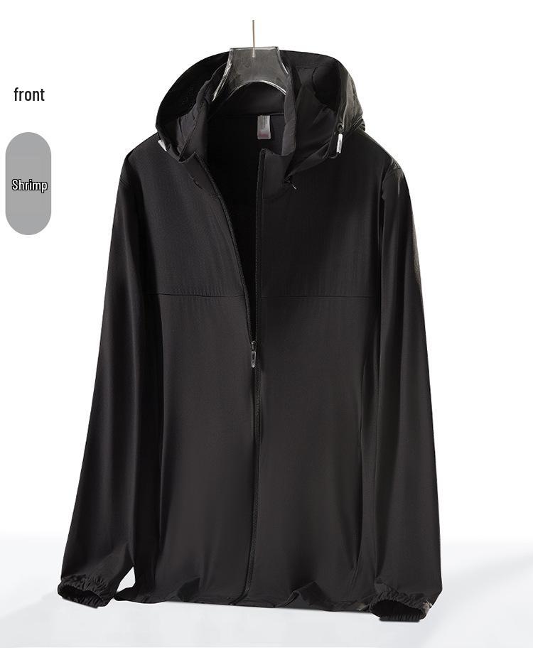 UPF50+ Summer Ice Silk Sun Protection Jacket with Hood for Men & Women