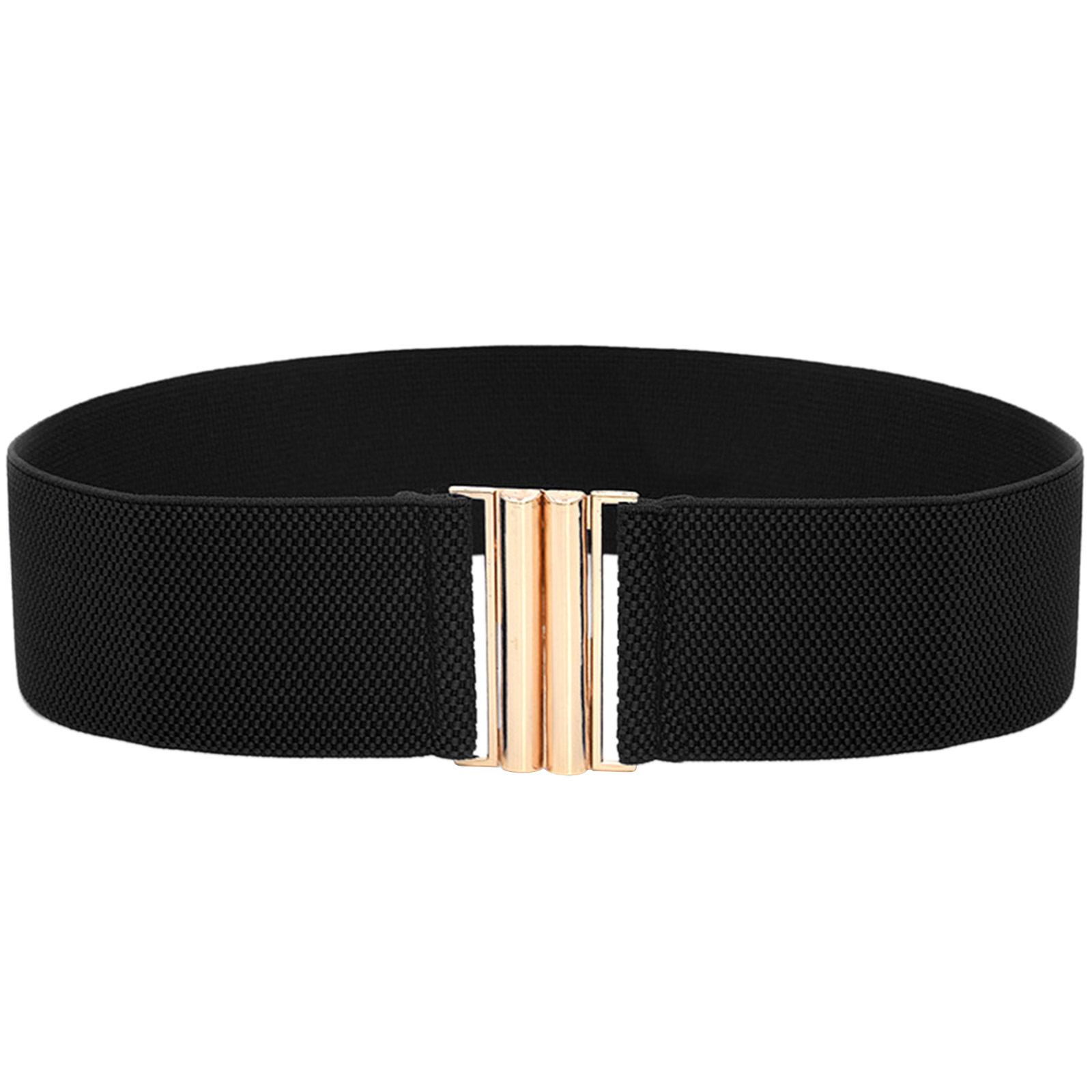 

Эластичная традиционная поясная цепочка, однотонный ремень для женщин, для выпускного вечера, банкета, клубной вечеринки, для горячей девушки, большого размера, элегантный плетеный ремень чёрный