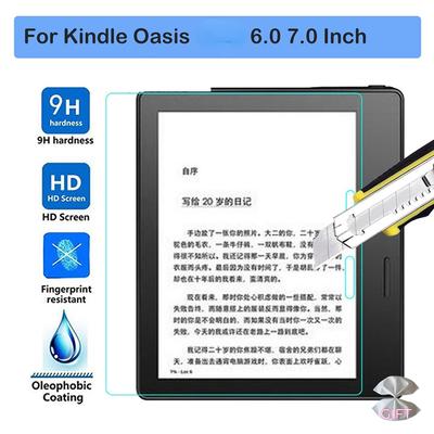 1/2/3PCS Glass Screen Protector pro Kindle Oasis 6 palců, Oasis 2017 7 palců, Oasis 2019 7 palců vysoce kvalitní ochranné tvrzené sklo HD Tablet