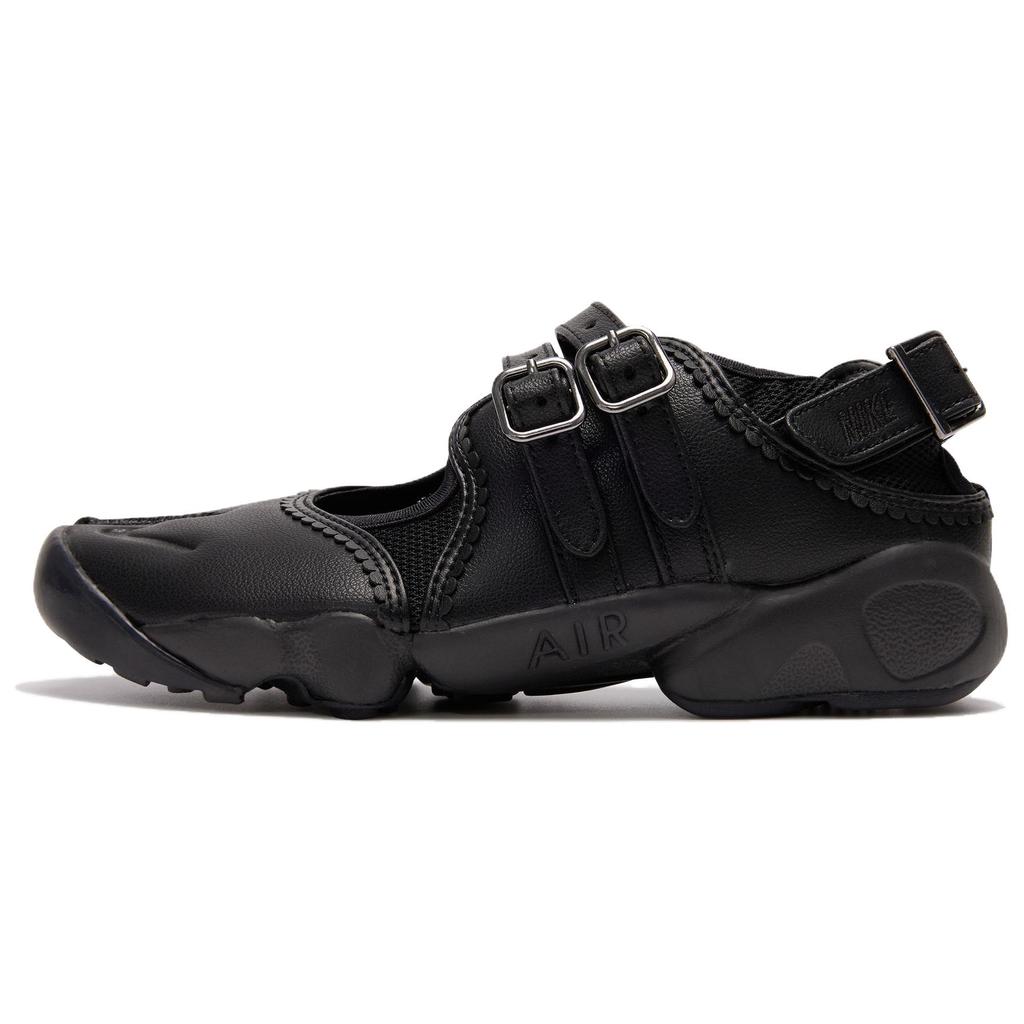 Nike Air Rift Triple Black Buckle Strap Women's